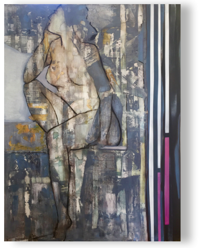 abstrakt thinking
 öl/Lw 120 x 160 cm, 2015